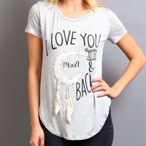 April Spirit Boho Graphic Tee-Size M